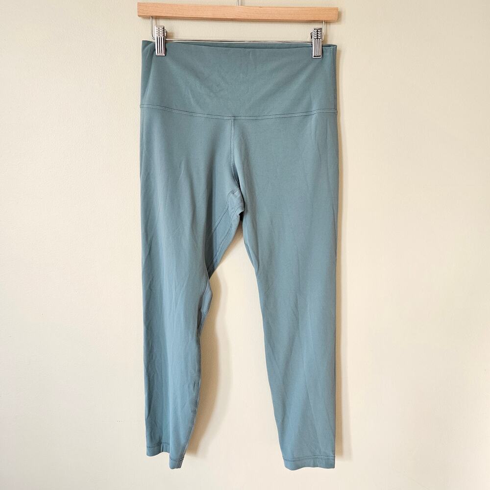 Lululemon Align HR Pant 25” Sea Steel Size 10 • Like New • No Pilling - Picture 6 of 11